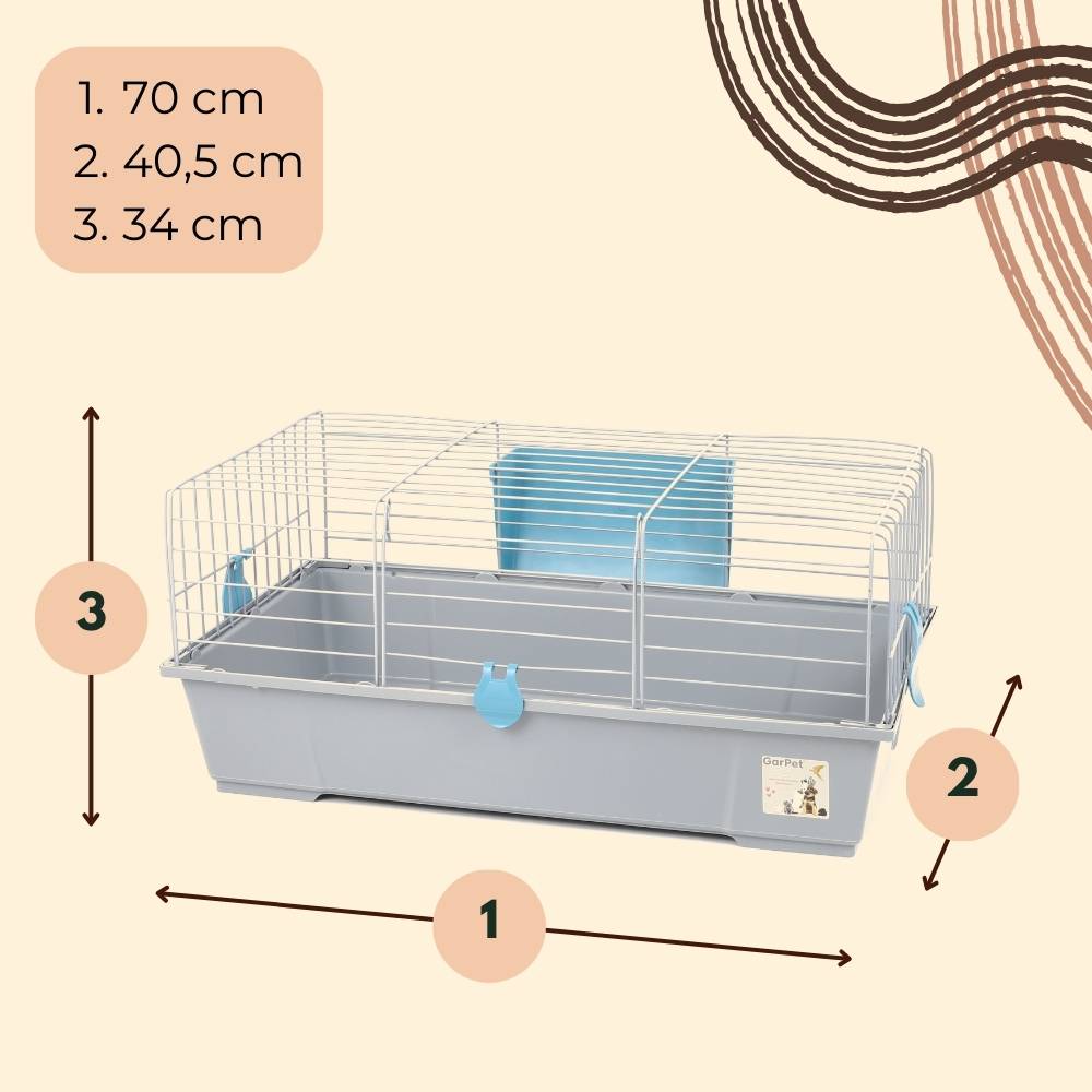 Kaninchenkäfig Kaninchenstall innen draußen Hasenkäfig Meerschweinchen Käfig Hasenstall Heuraufe Kleintierkäfig