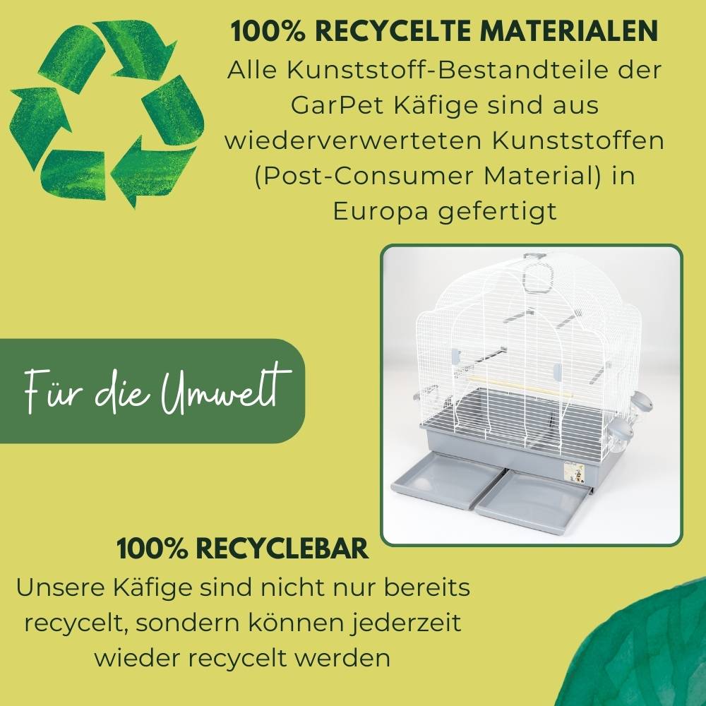 Vogelkäfig Wellensittich Großsittich Papagei Käfig vorne Freisitz offen Freiflug