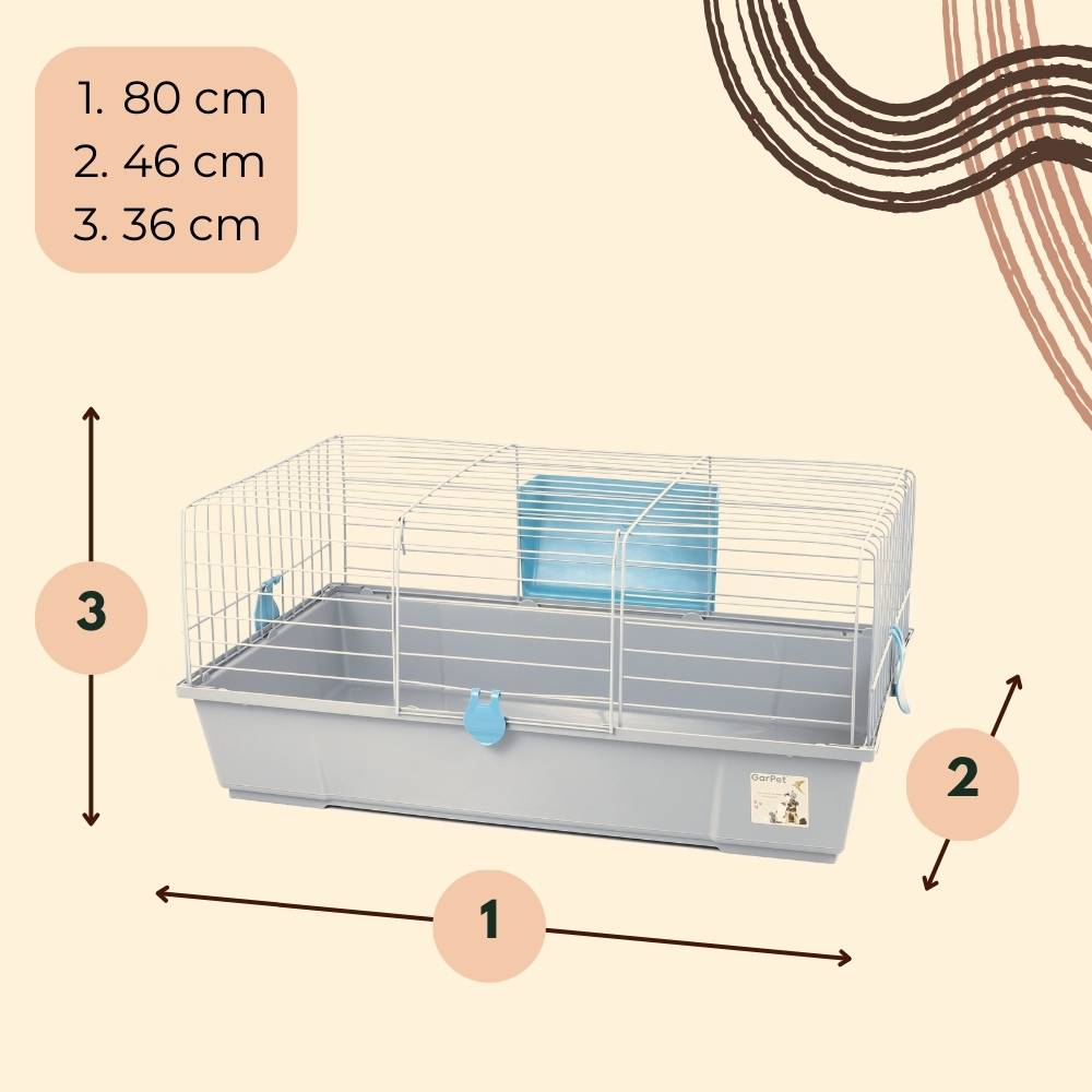Kaninchenkäfig Kaninchenstall innen draußen Hasenkäfig Meerschweinchen Käfig Hasenstall Heuraufe Kleintierkäfig