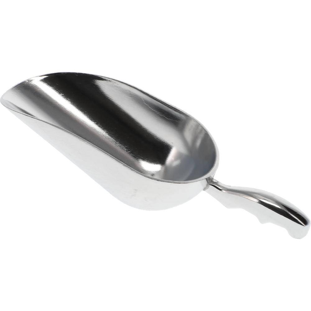 Futterschaufel Aluminium Gr.2 400 ml Mehlschaufel Eisschaufel Abwiegeschaufel Sackschaufel Schaufel Metall Teeschaufel Gewürzschaufel klein