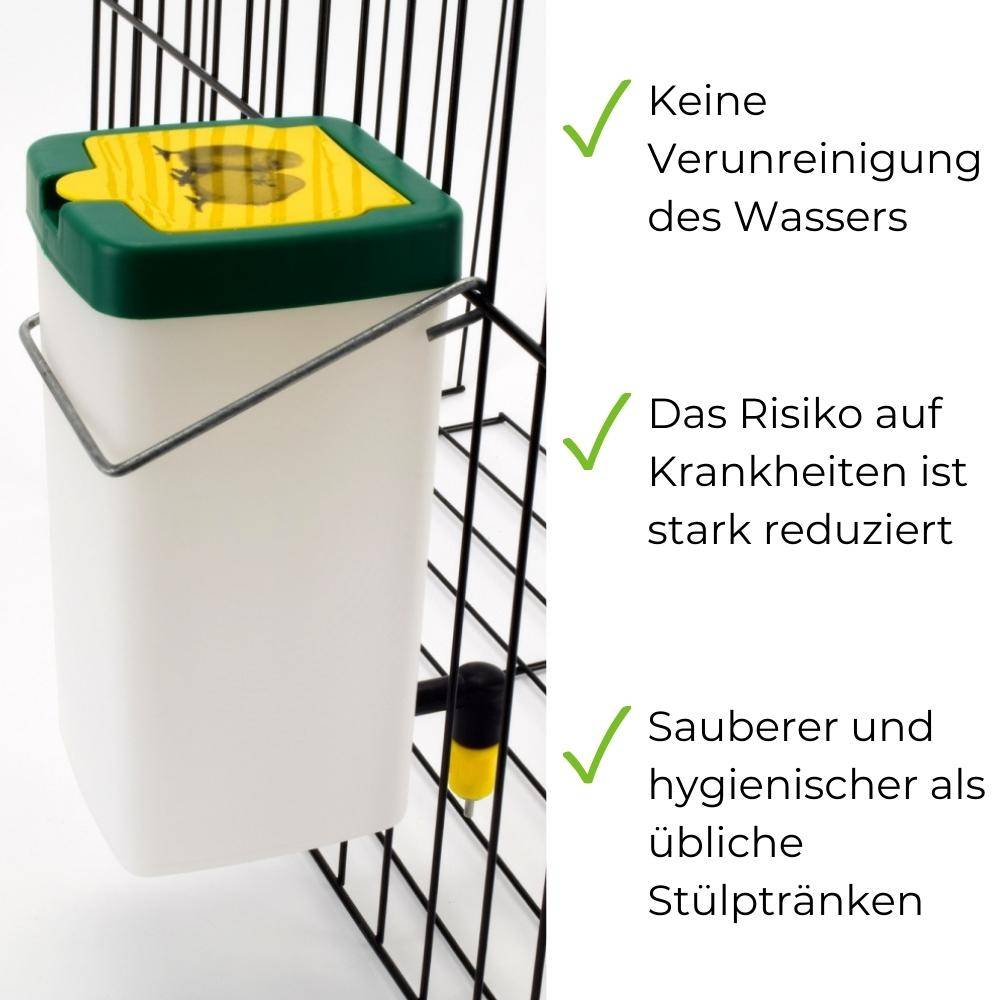 Nippeltränke Wassertränke mit Haltebügel 500 ml