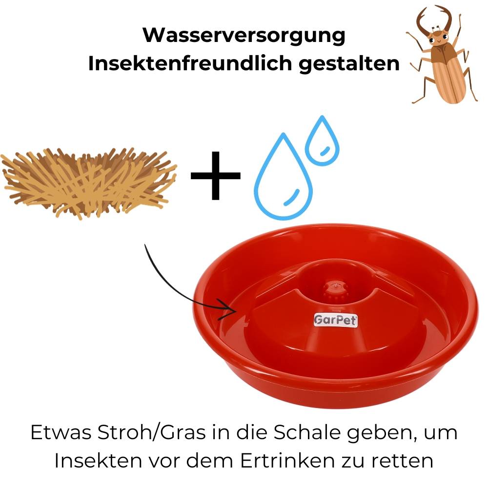 Nager Vogel Geflügel Hühner Küken Insekten Tränke Tränkeschale für PET Flasche