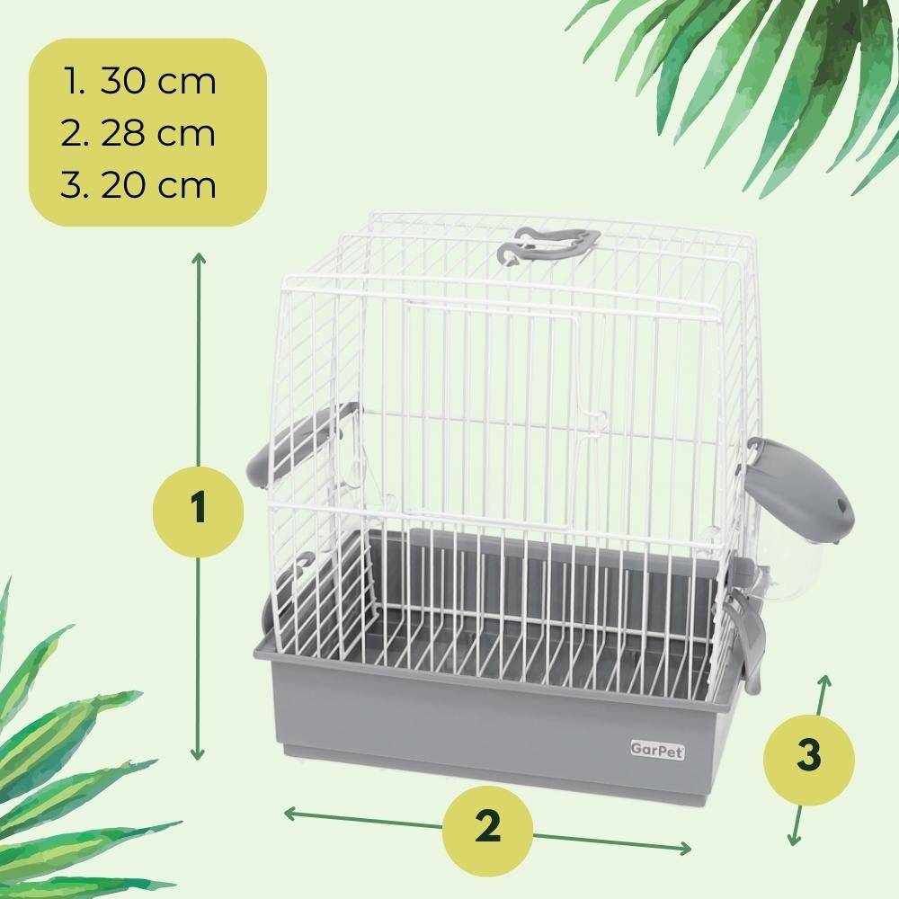 Vogelkäfig Transport Ausstellung Box Käfig mit Zubehör Wellensittich Weekend