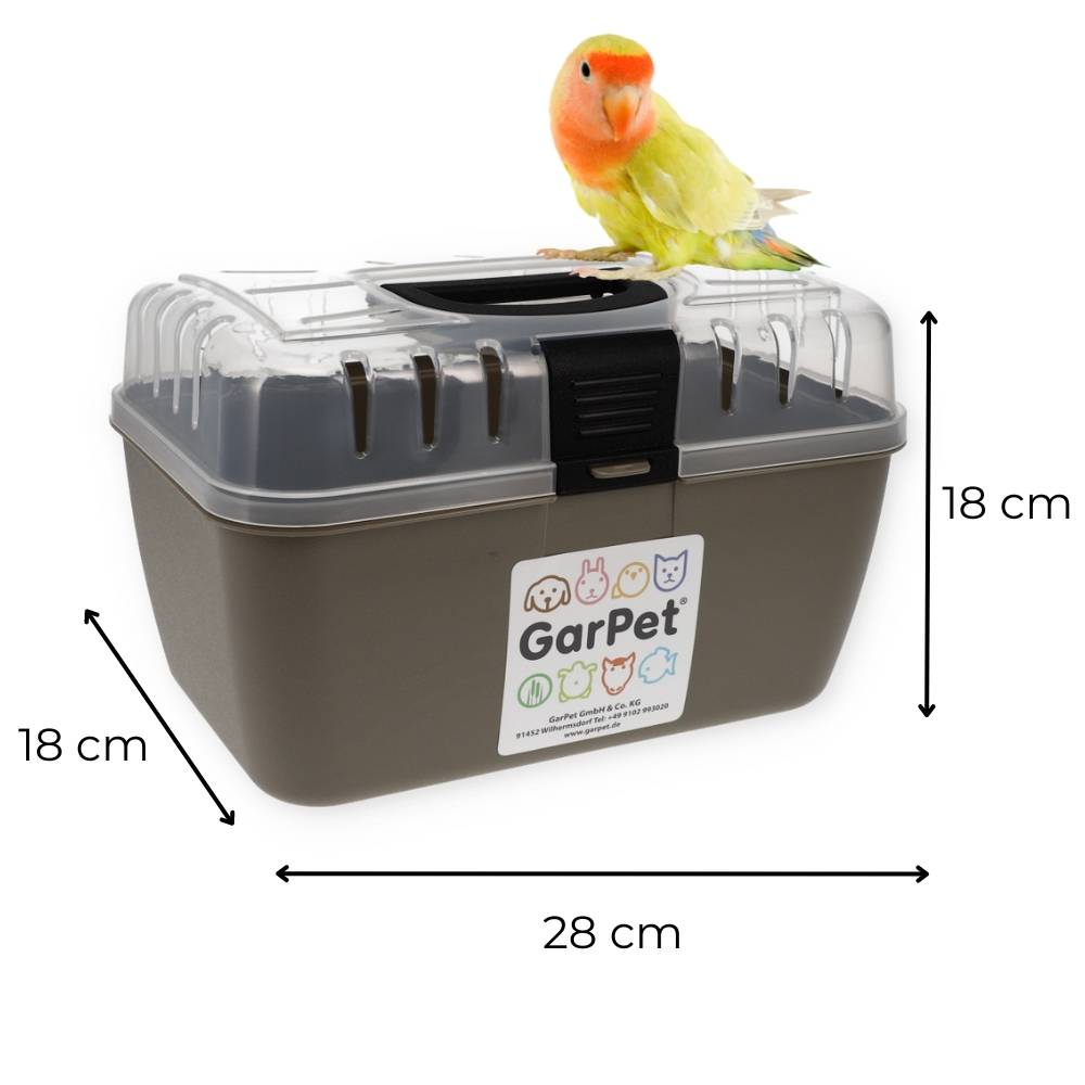 Transportbox Kleintier Meerschweinchen Hamster Vogel Mäuse Nagetier Tiertransportbox Trage Box Reisebox Kleintiertransportbox Transportkiste