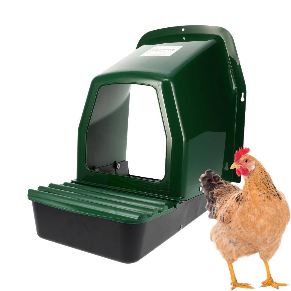 Legenester für Hühner Hühnerstall Zubehör Hühnernest Legenest Abrollnest mit Eierbox Geflügel Kunststoff Wandmontage