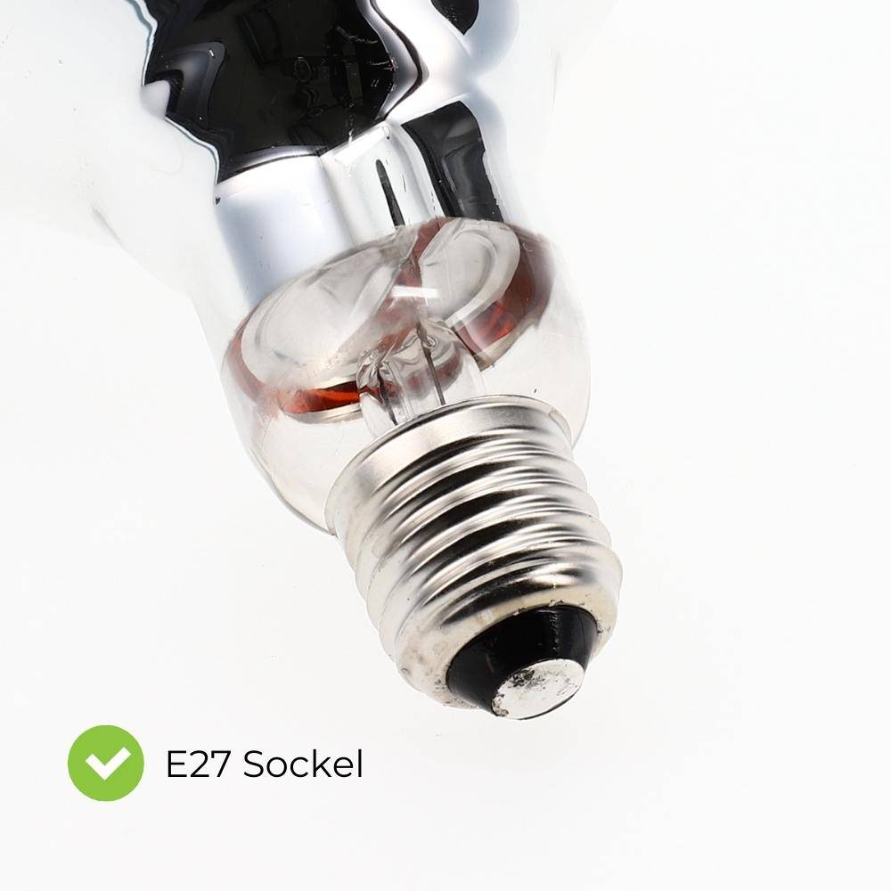 GarPet Rotlichtlampe Wärmelampe Tiere Gesicht Infrarotlampe 100 Watt Infrarot Lampe Terrarium Baby Geflügel Infrarotbirne