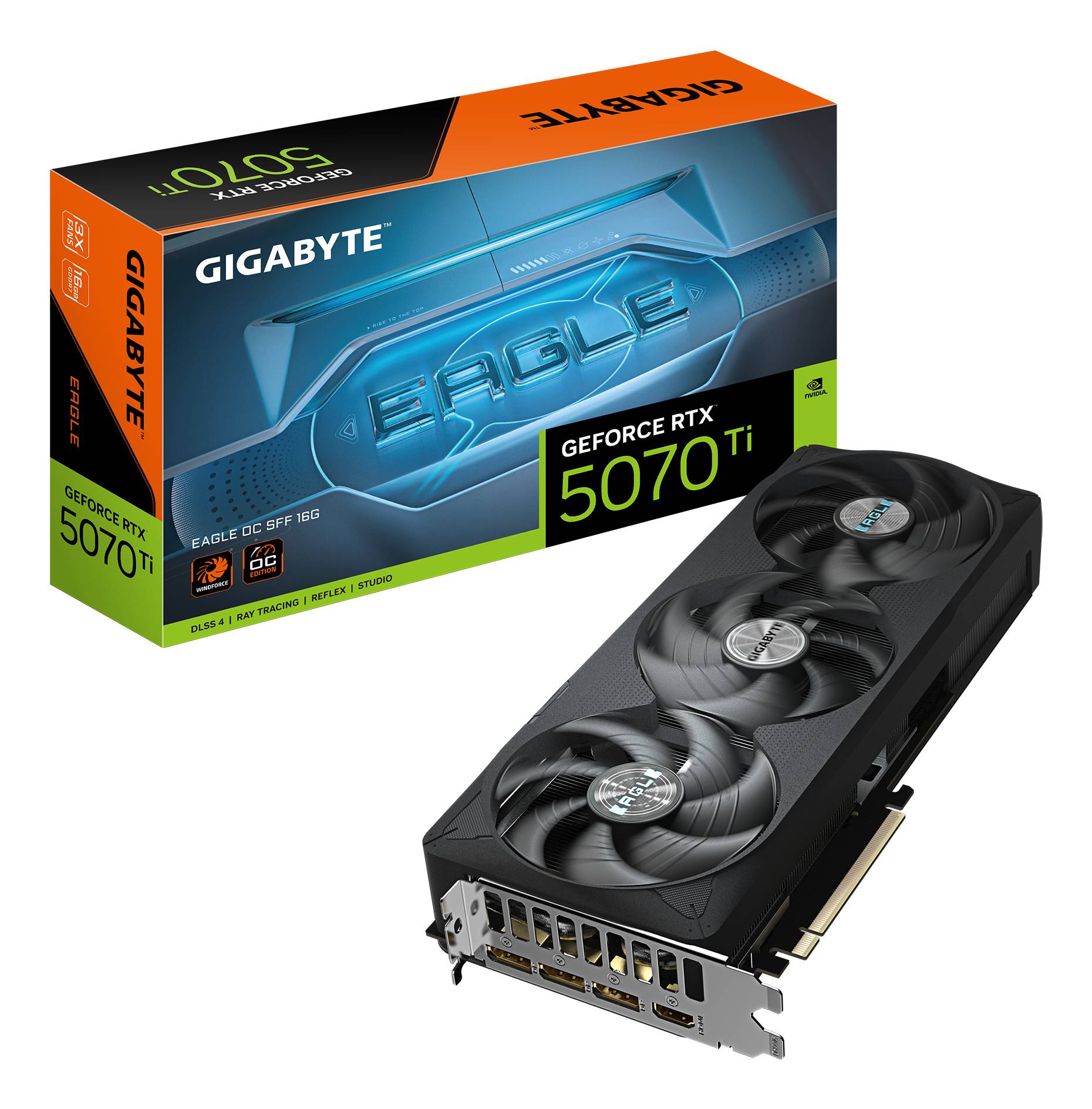 Gigabyte RTX5070 TI EAGLE OC 16GB GDDR7 HDMI 3xDP