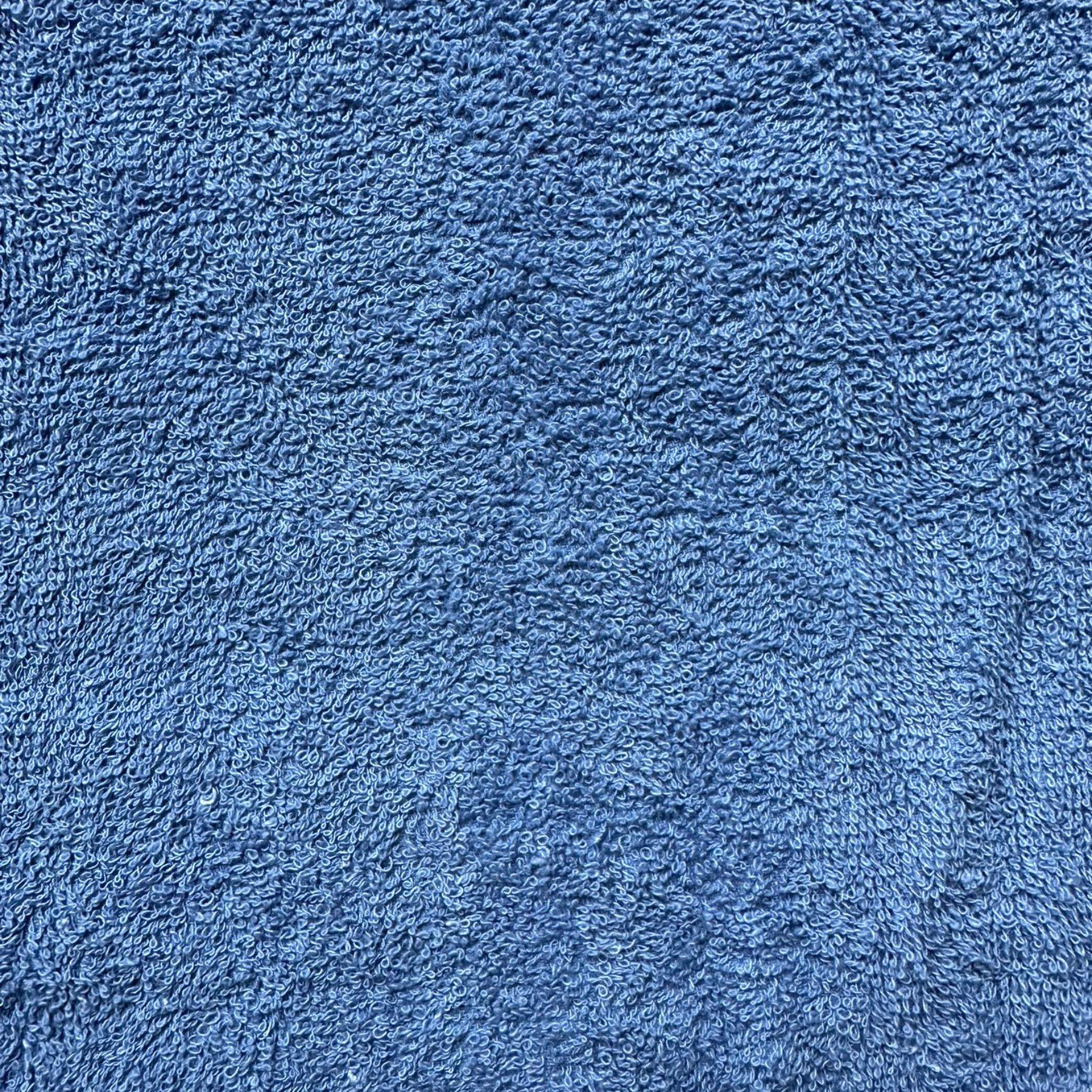 2er-Set Duschtücher 50x100cm Blau 100% Baumwolle 450g/m² extra saugfähig