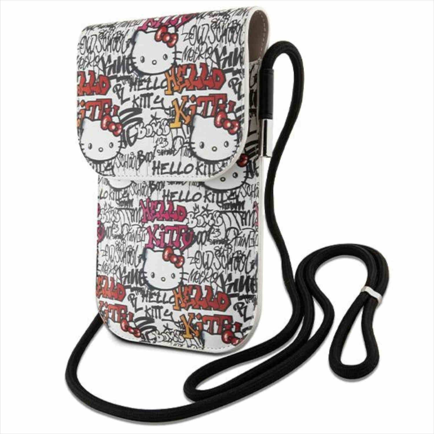 Hello Kitty Torebka Tags Graffiti Cord Universelle Umhängetasche