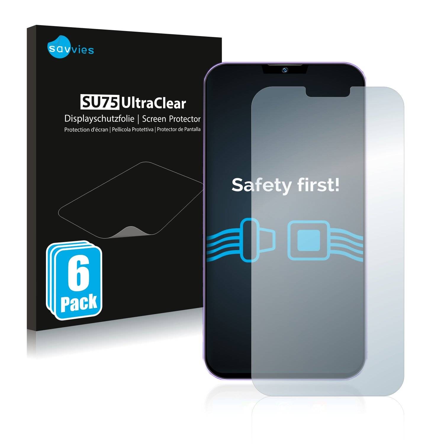 6x Savvies SU75 Displayschutzfolie für Gionee G13