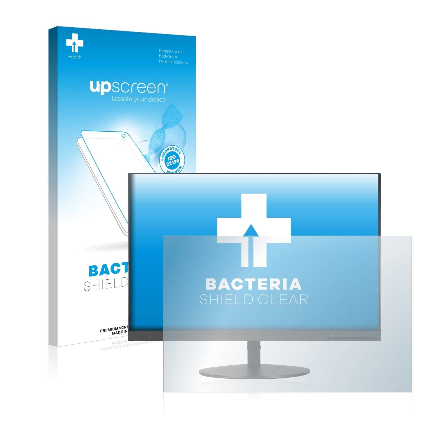 upscreen Bacteria Shield Clear Premium Antibakterielle Displayschutzfolie für Lenovo