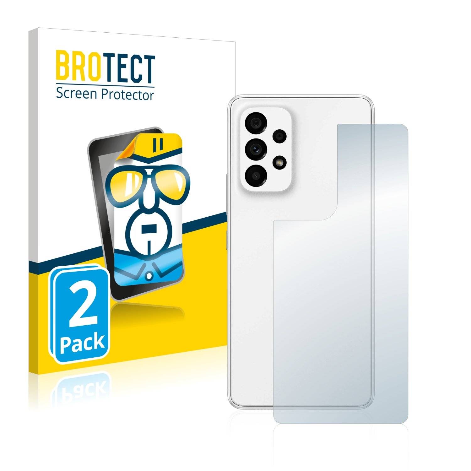 2x BROTECT HD-Clear Displayschutzfolie für Samsung Galaxy A53 5G