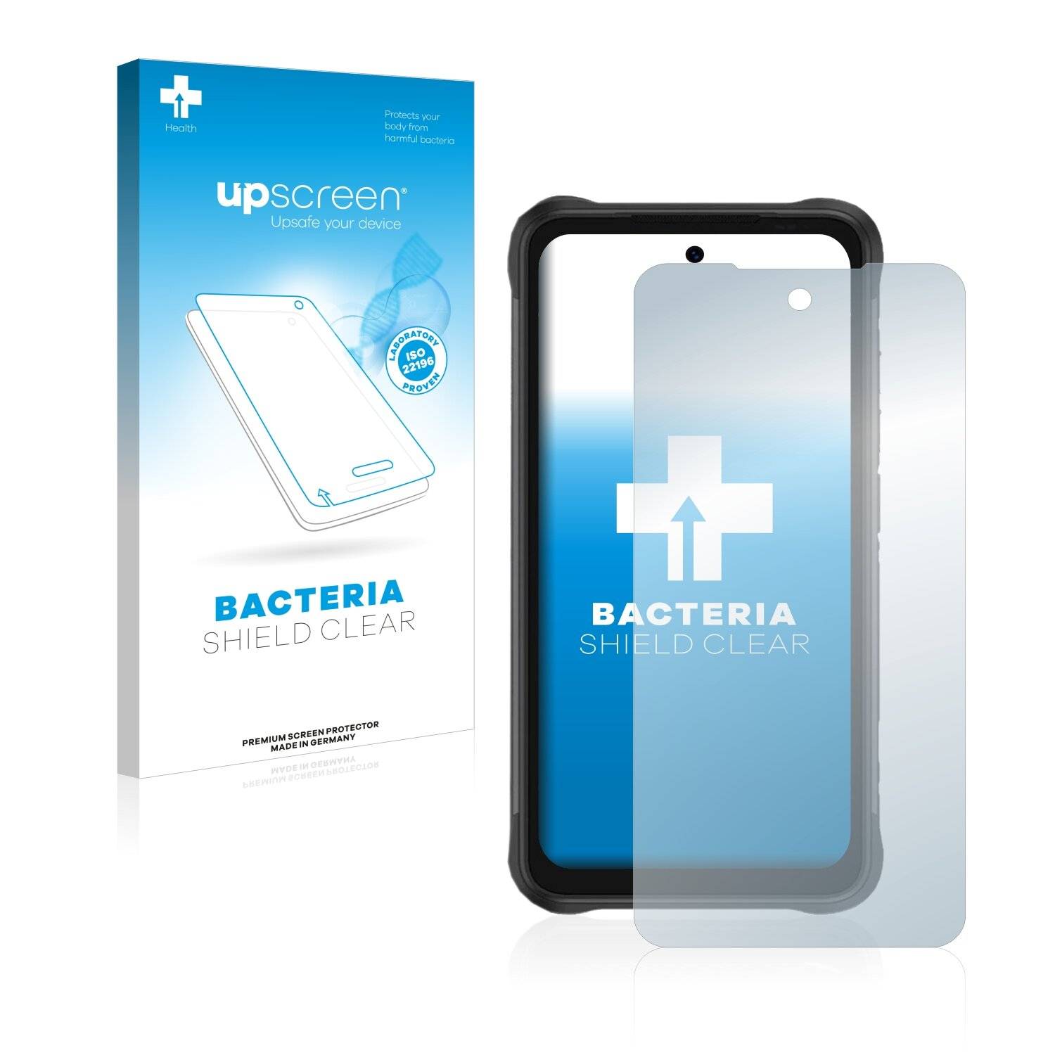 upscreen Bacteria Shield Clear Premium Antibakterielle Displayschutzfolie für Umidigi Bison