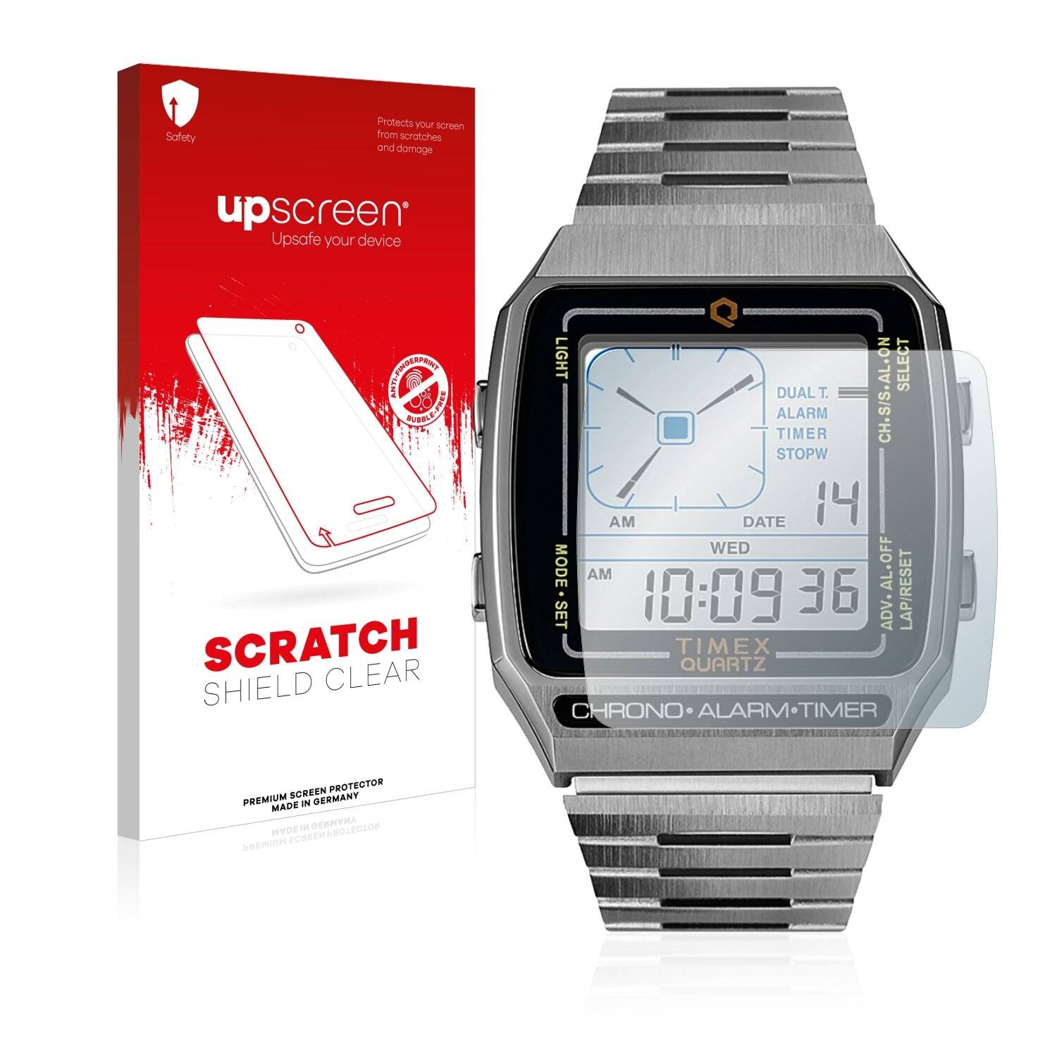 upscreen Scratch Shield Clear Premium Displayschutzfolie für Timex Q