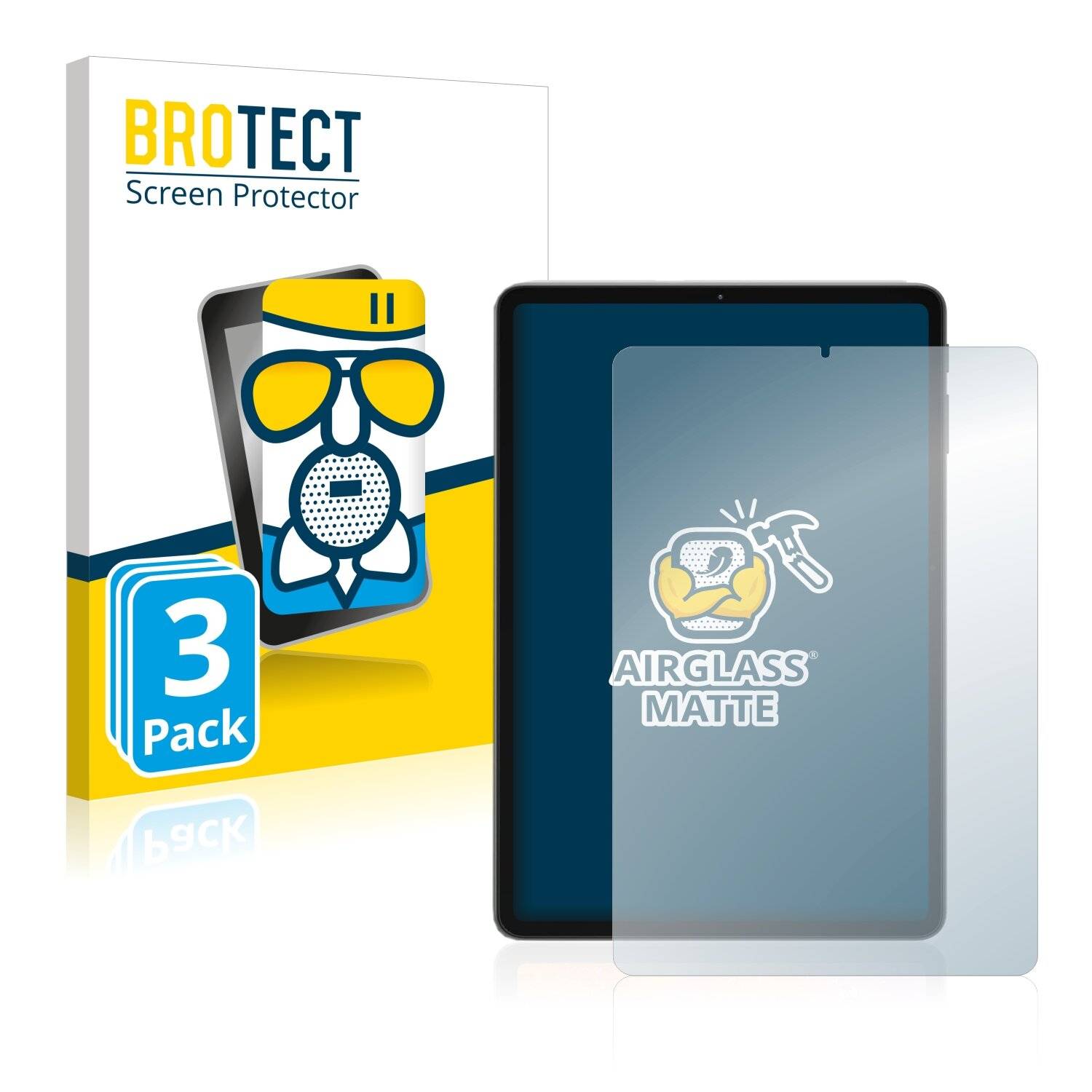 3x BROTECT AirGlass Matte Schutzglas Folie für Alldocube