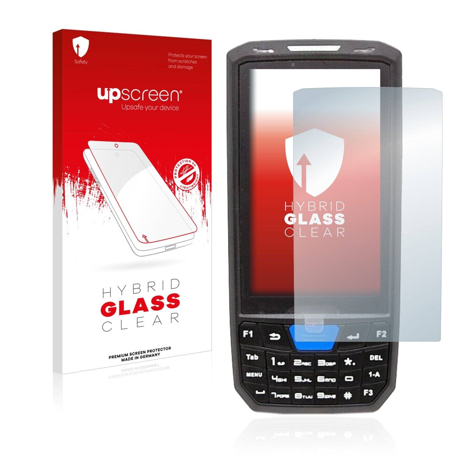 upscreen Hybrid Glass Clear Premium Schutzglas Folie für MUNBYN