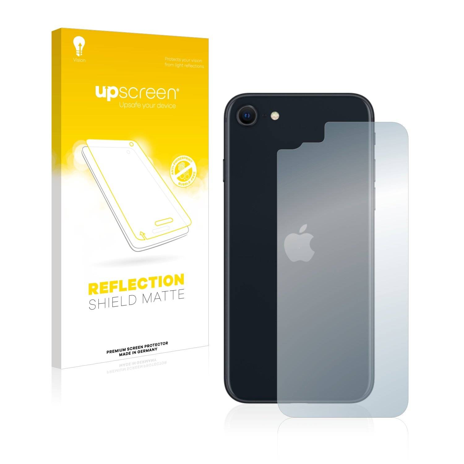 upscreen Reflection Shield Matte Premium Displayschutzfolie für Apple iPhone SE 3 2022