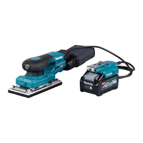 MAKITA BO007CGZ - Akku-Schwingschleifer (40V | Schalldruckpegel 77dBA | Schwingkreis 2,00mm | inkl. Schleiftellerschutz)