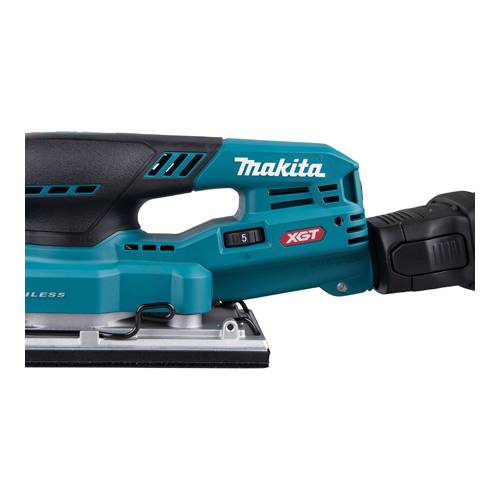 MAKITA BO007CGZ - Akku-Schwingschleifer (40V | Schalldruckpegel 77dBA | Schwingkreis 2,00mm | inkl. Schleiftellerschutz)