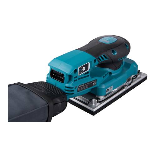 MAKITA BO007CGZ - Akku-Schwingschleifer (40V | Schalldruckpegel 77dBA | Schwingkreis 2,00mm | inkl. Schleiftellerschutz)