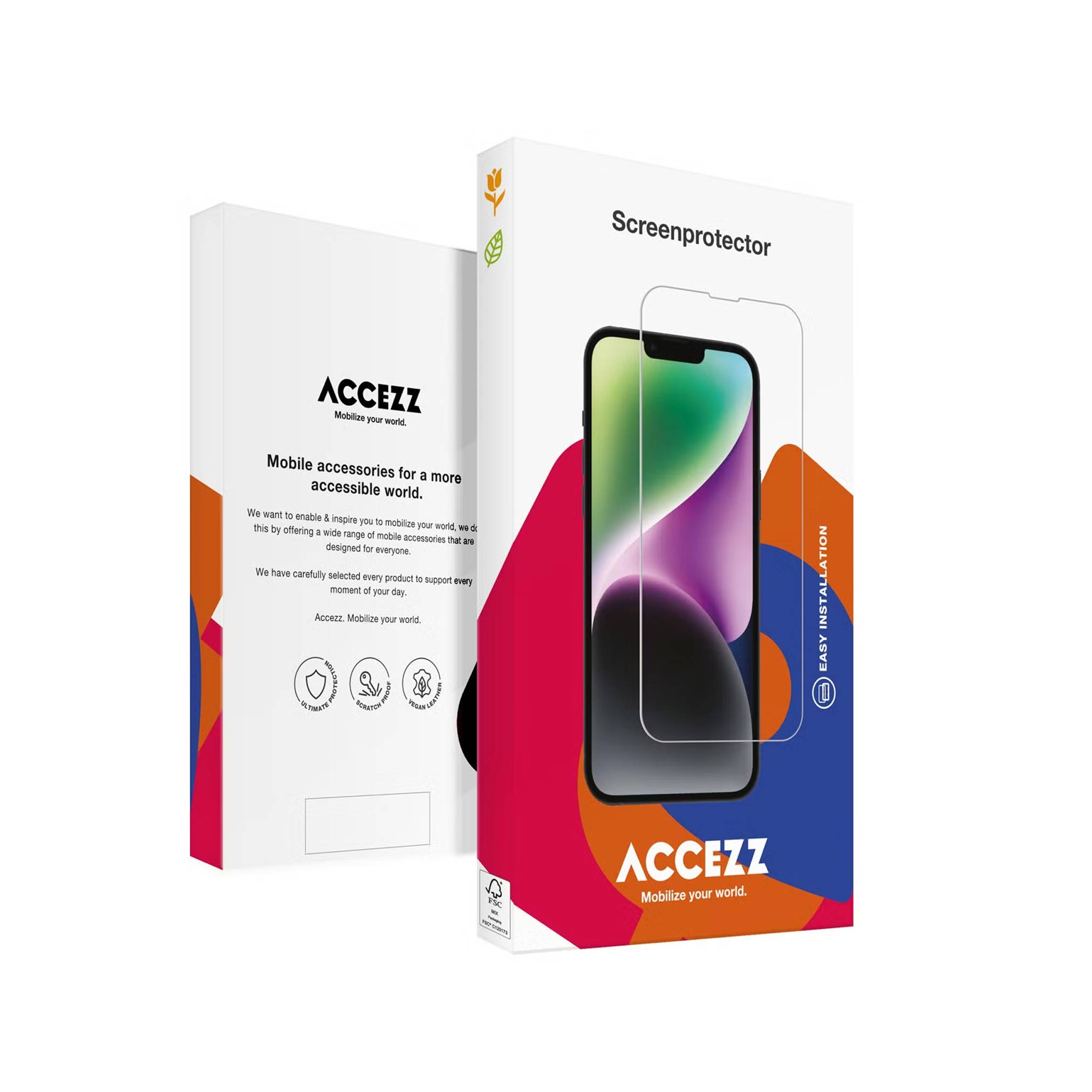 Accezz Displayschutz iPhone 13 / 13 Pro / 14 / 16e / 17e