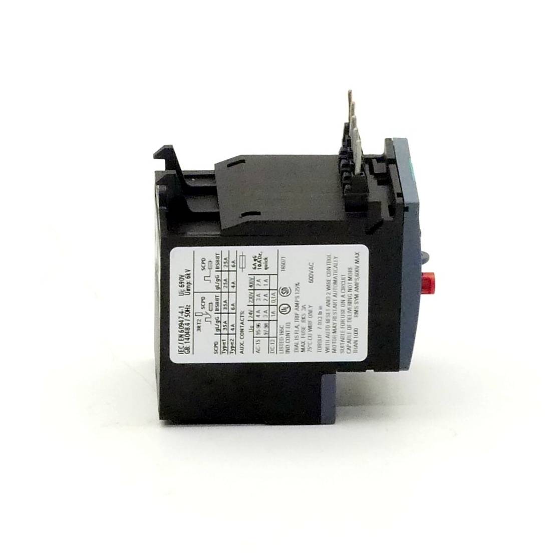 Siemens Überlastrelais 0,70...1,0 A (3RU2116-0JB0)