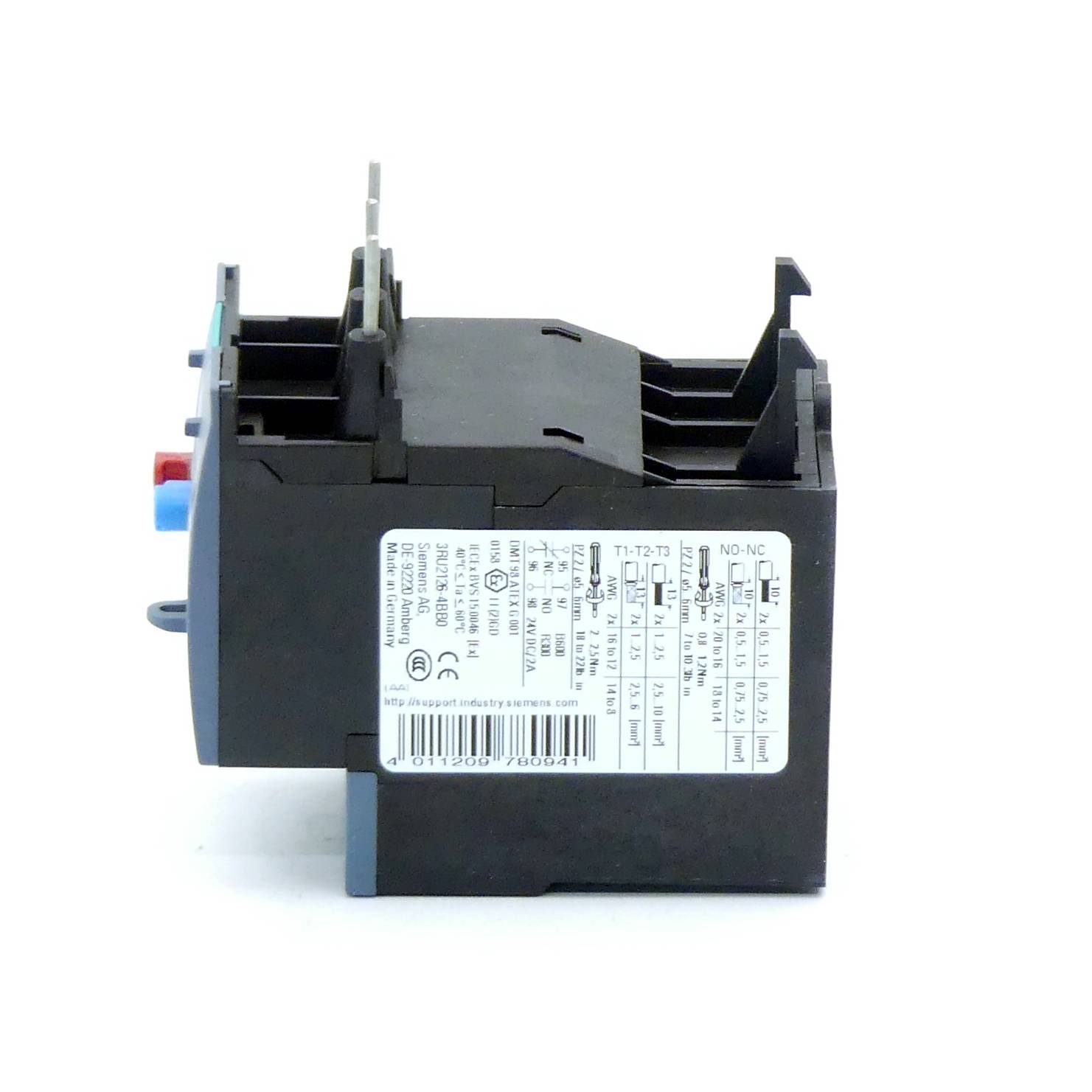 Siemens Überlastrelais (3RU2126-4BB0)