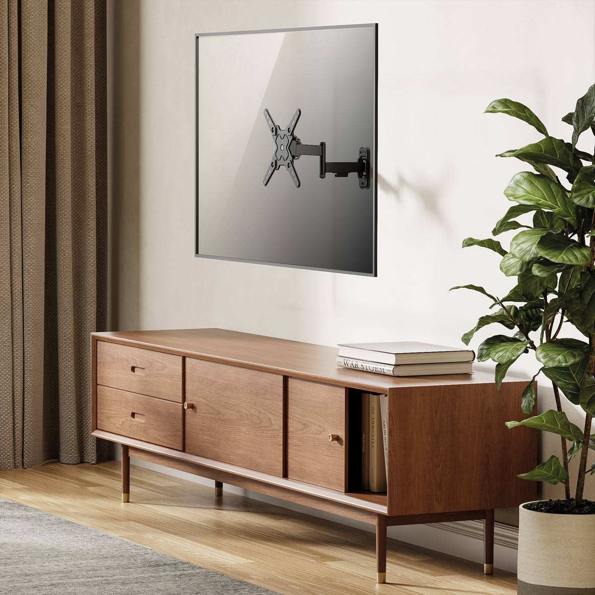 VALUE TV-Wandhalterung, 3 Drehpunkte, 13-43 Zoll, bis 20 kg