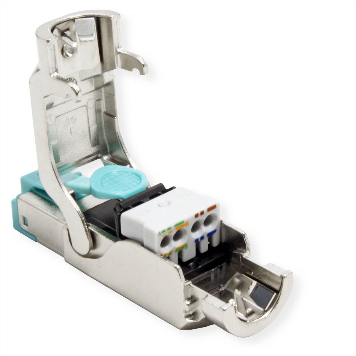 EasyLan fixLink Connector RJ45, Cat.6A (ISO/IEC) Silber