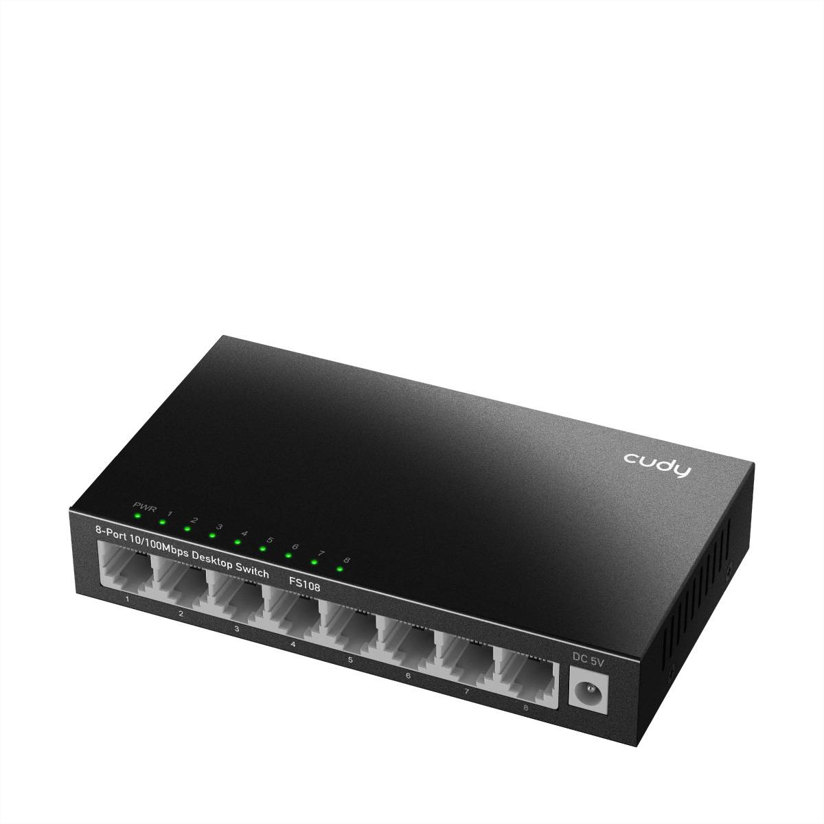 FS108 8-Port 10/100 Metal Switch - Switch - 0,1 Gbps