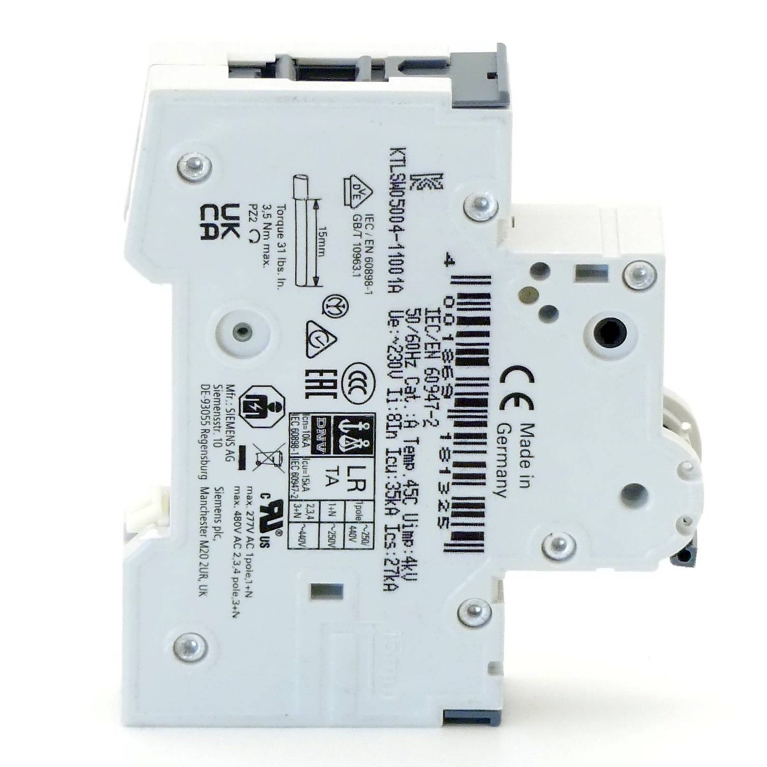 Siemens Leitungsschutzschalter (5SY4102-7)