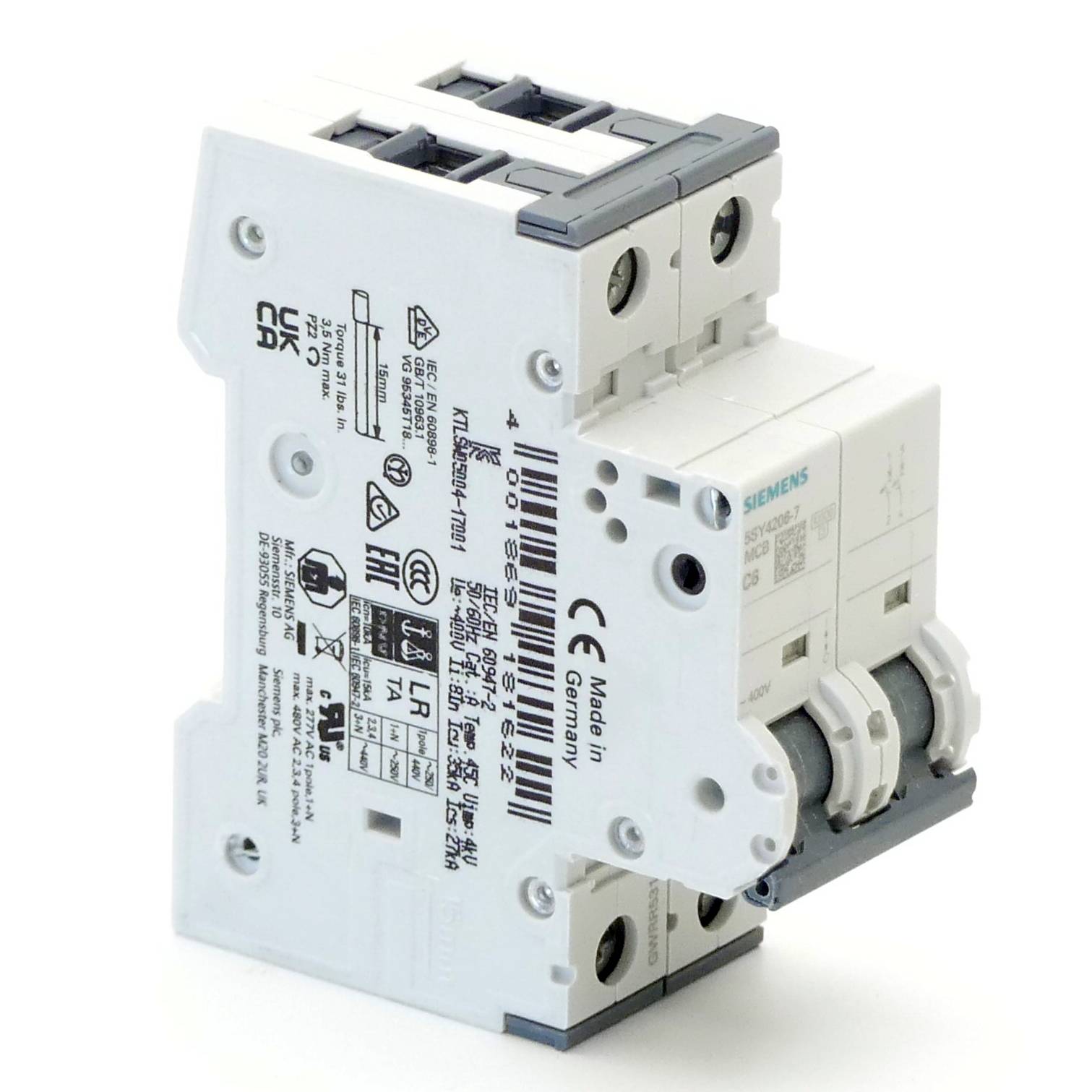 Siemens Leitungsschutzschalter (5SY4206-7)