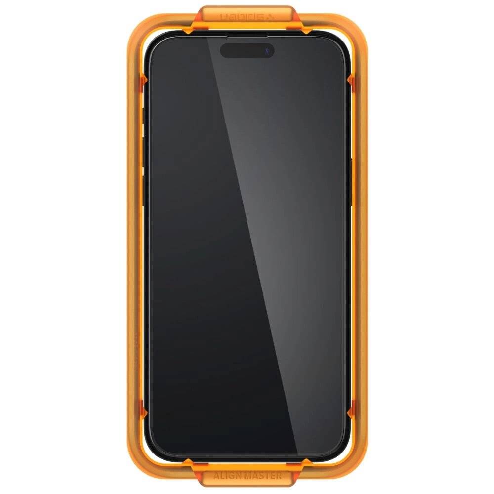 Spigen ALM Glass FC Schutzglas iPhone 15 Plus – Schwarz 2 Stk.