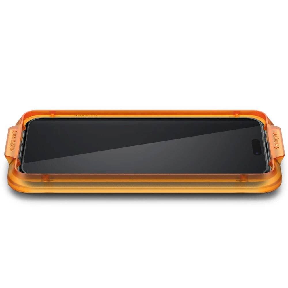 Spigen ALM Glass FC Schutzglas iPhone 15 Pro Max – Schwarz 2 Stk.