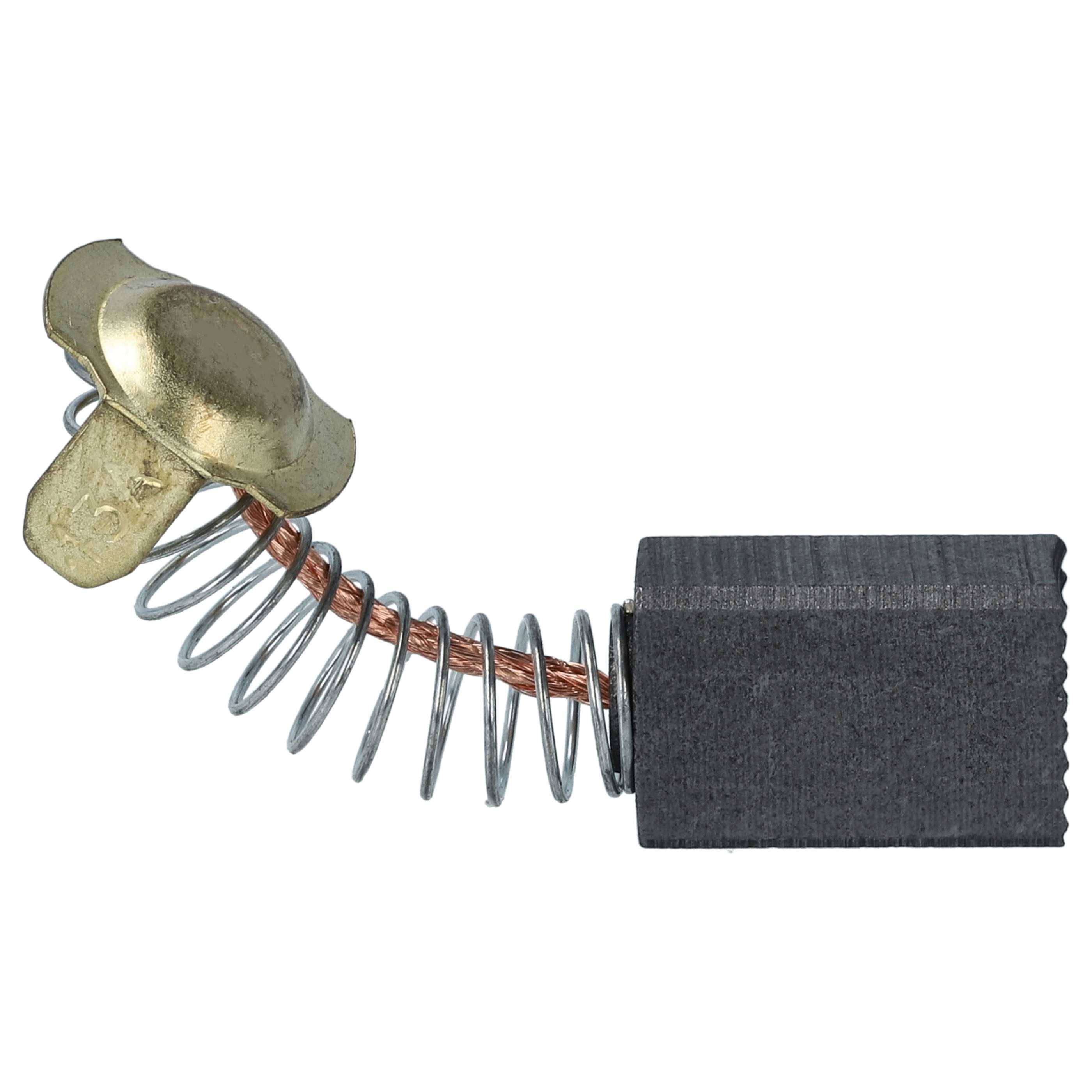 vhbw 2x Kohlebürste 7 x 11 x 17 mm kompatibel mit Hitachi SP18SA, SB8V2, SAT180, SB10T, M12VC, S18SA, S18SB, SB75(B) Elektrowerkzeug + Feder