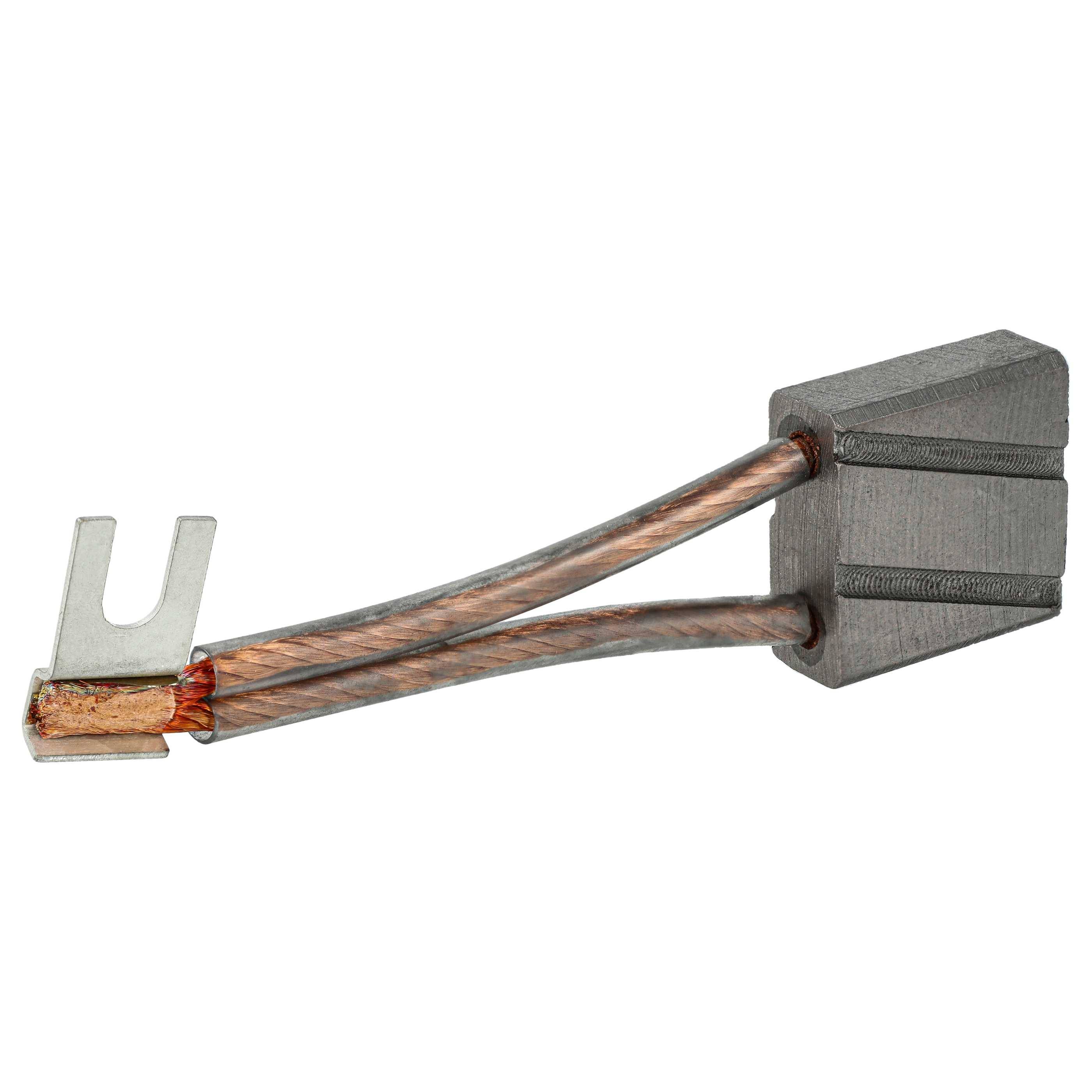 vhbw Kohlebürste 32 x 12,5 x 32 mm Ersatz für STILL 380666 für Hubwagen