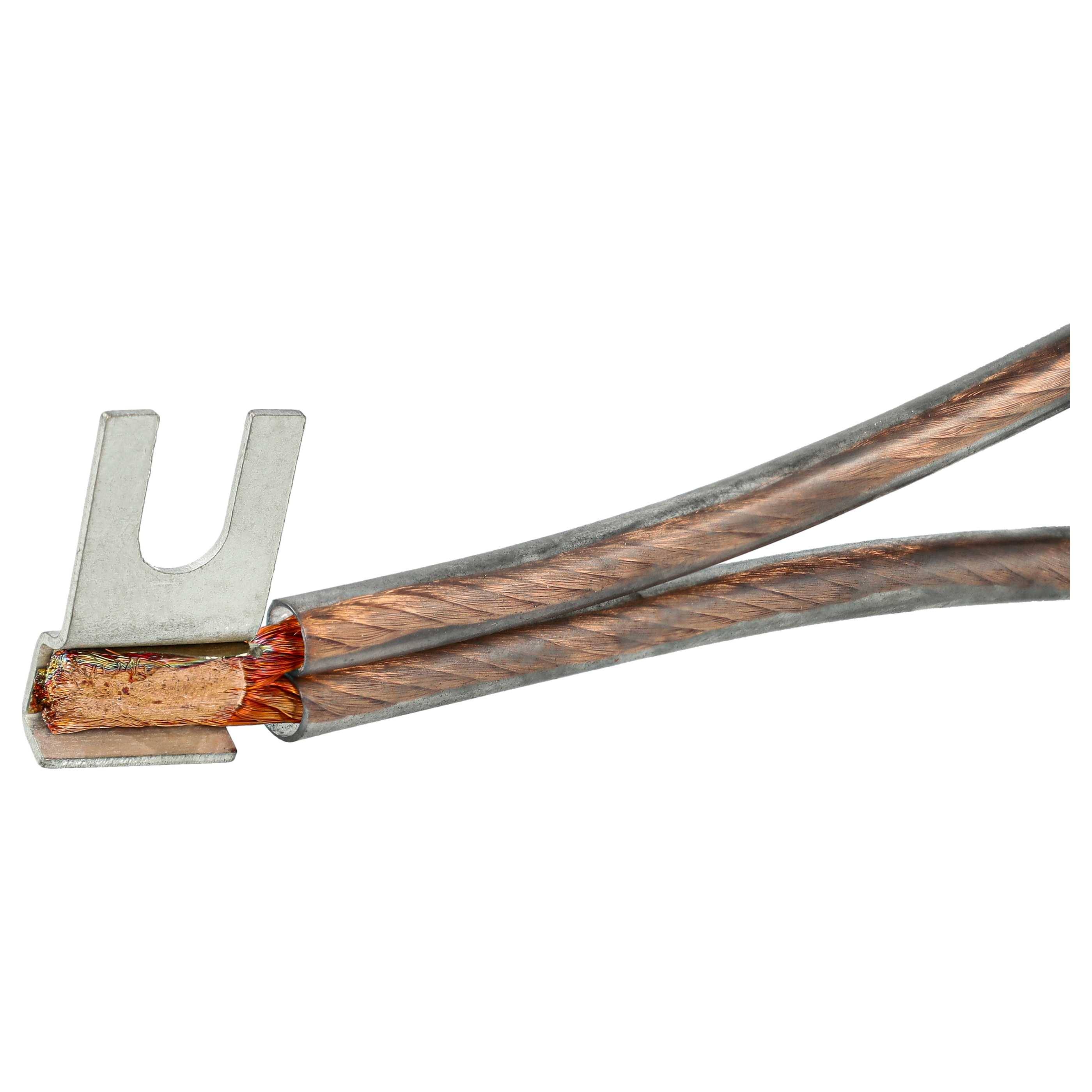 vhbw Kohlebürste 32 x 12,5 x 32 mm Ersatz für Mitsubishi 50033588 für Hubwagen
