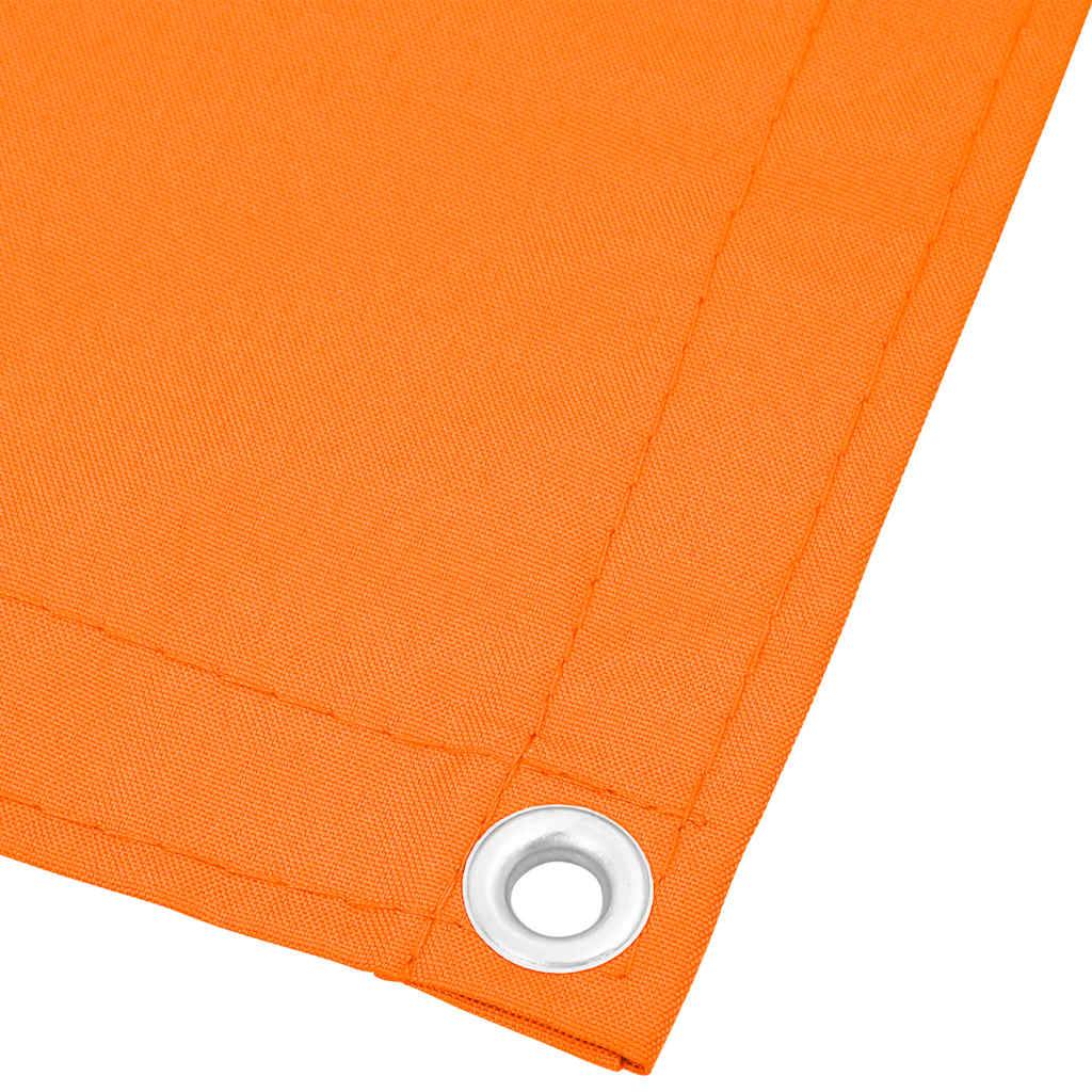 vidaXL Balkon-Sichtschutz Orange 75x800 cm 100 % Polyester-Oxford