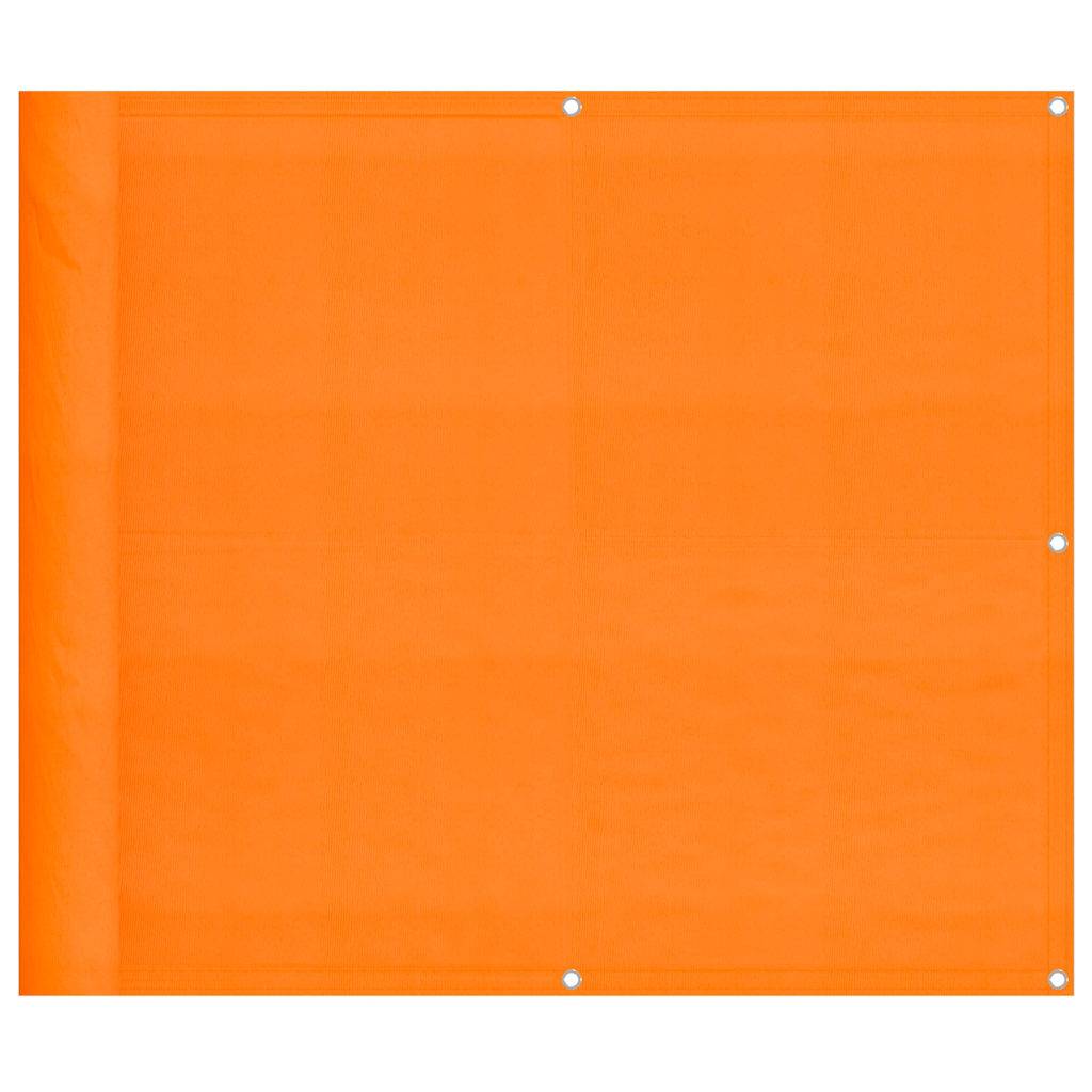 vidaXL Balkon-Sichtschutz Orange 90x700 cm 100% Polyester-Oxford