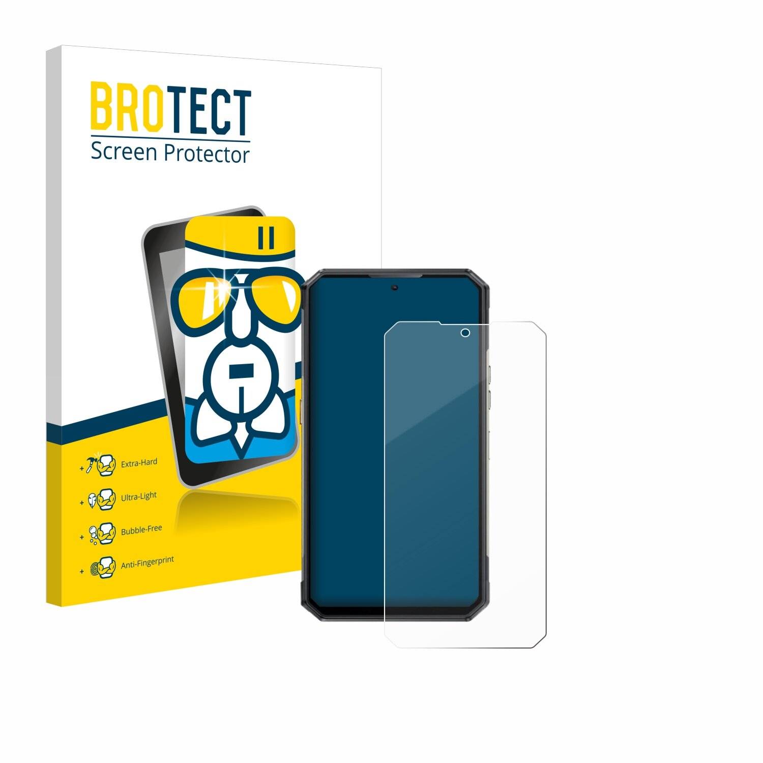 BROTECT AirGlass Glas Panzer-Folie für Oukitel WP30 Pro -