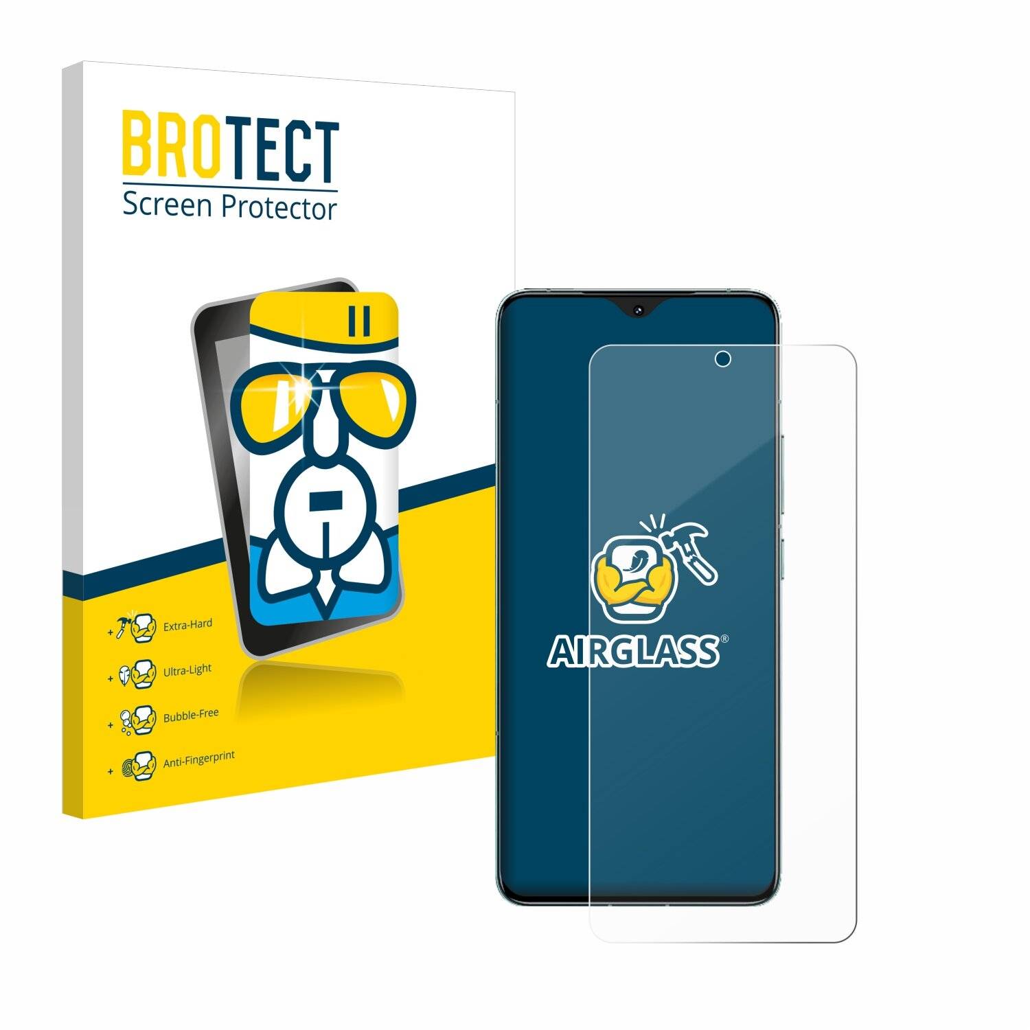 BROTECT AirGlass Glas Panzer-Folie für Xiaomi Redmi K70 Pro -
