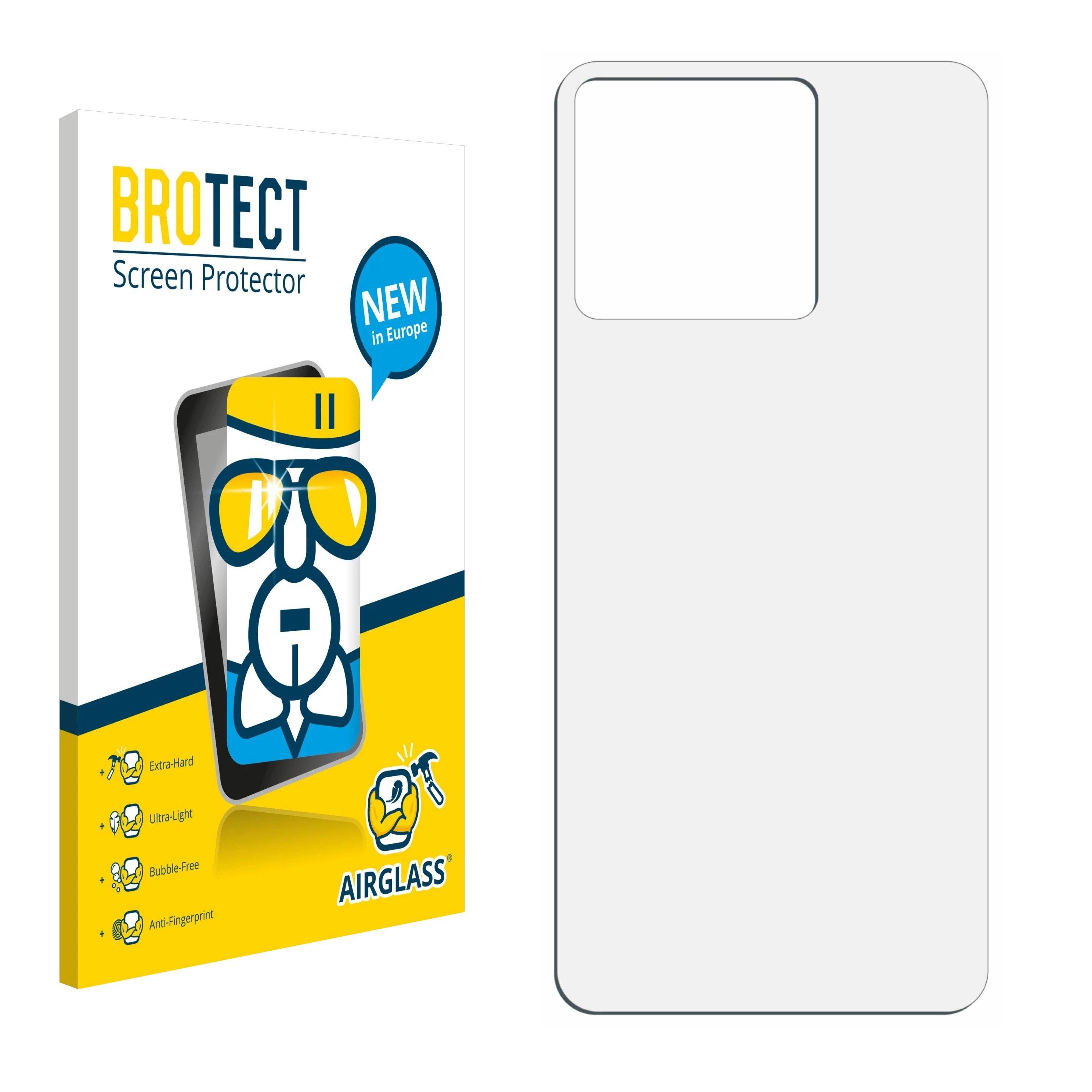 BROTECT AirGlass Glas Panzer-Folie für ZTE Blade V50 Vita (Rückseite) -