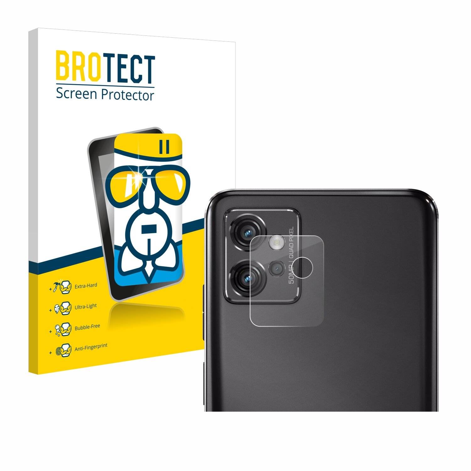 BROTECT AirGlass Glas Panzer-Folie für Motorola Moto G32 (NUR Kameraschutz) -