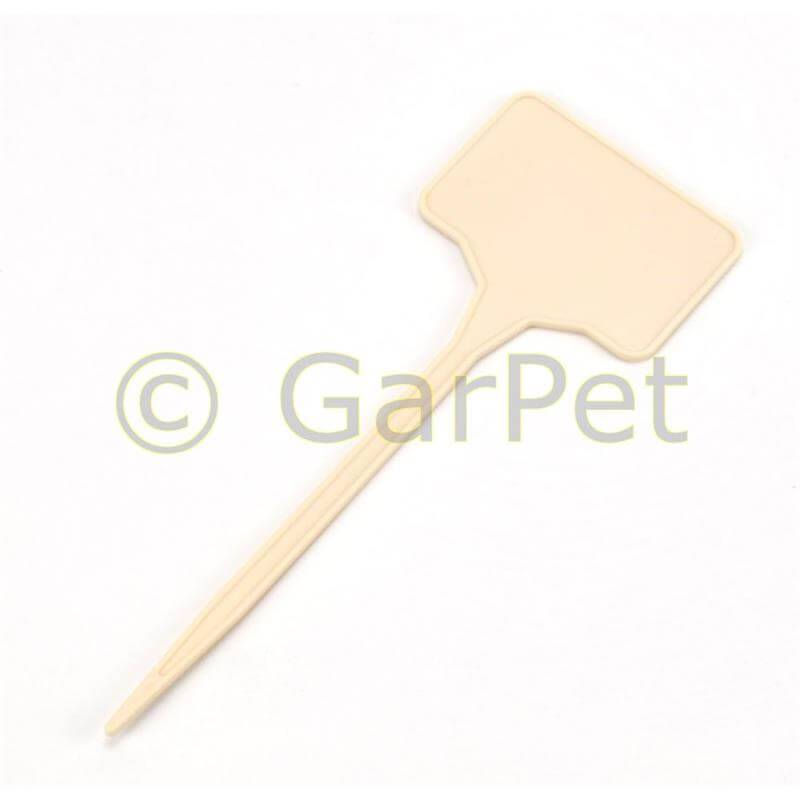 Garten Stecketiketten Pflanzen Stecker Kräuter Blumen Etiketten Schilder 15 St. elfenbein