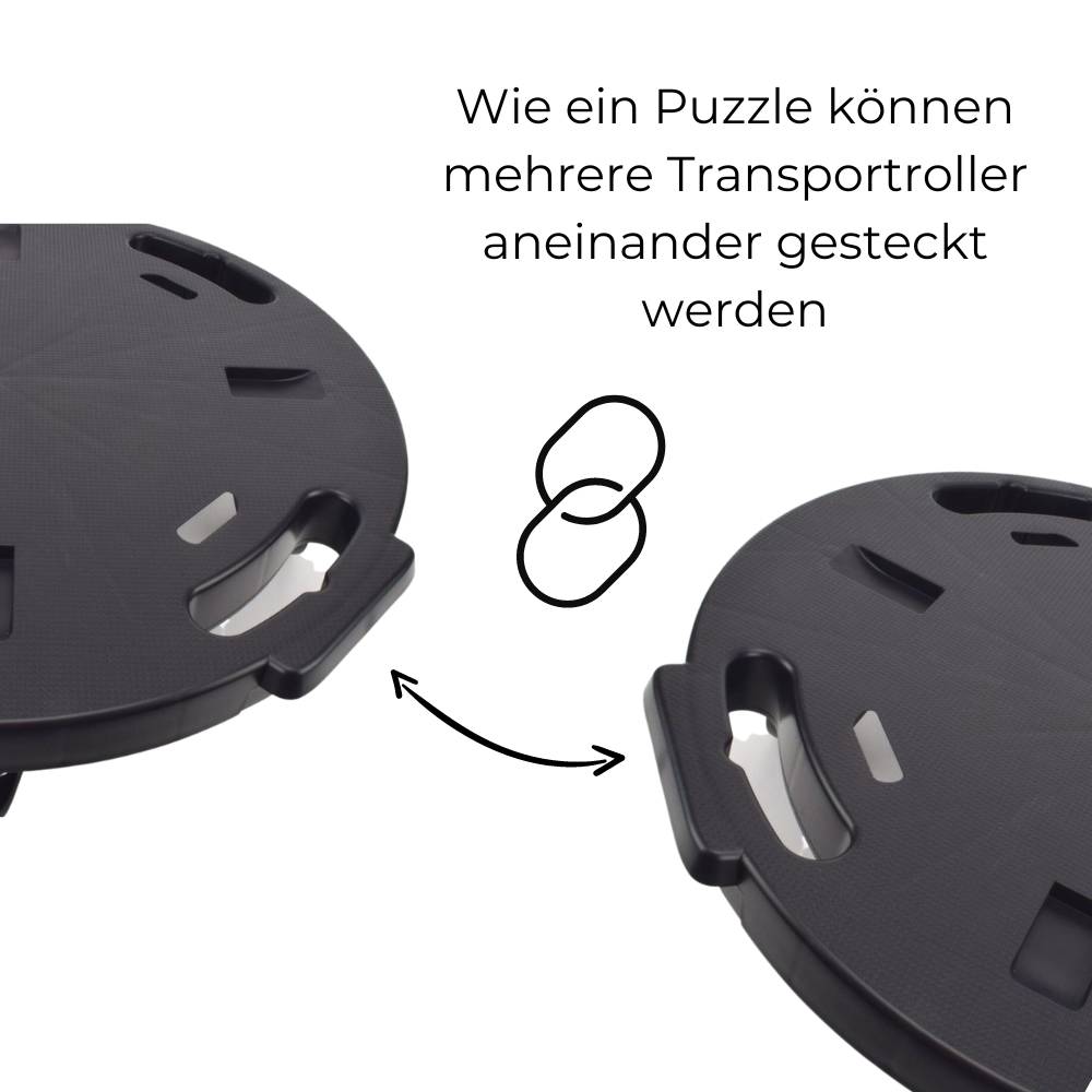 Transportroller Rollbrett Transportrollen Rollbrett Werkstatt Pflanzen Rollbretter Transport Möbelrollen flach Pflanzenroller rund Transporthilfe