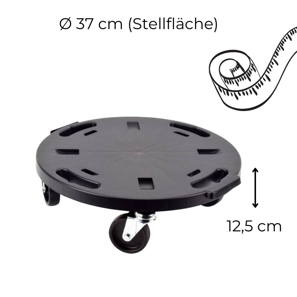 Transportroller Rollbrett Transportrollen Rollbrett Werkstatt Pflanzen Rollbretter Transport Möbelrollen flach Pflanzenroller rund Transporthilfe