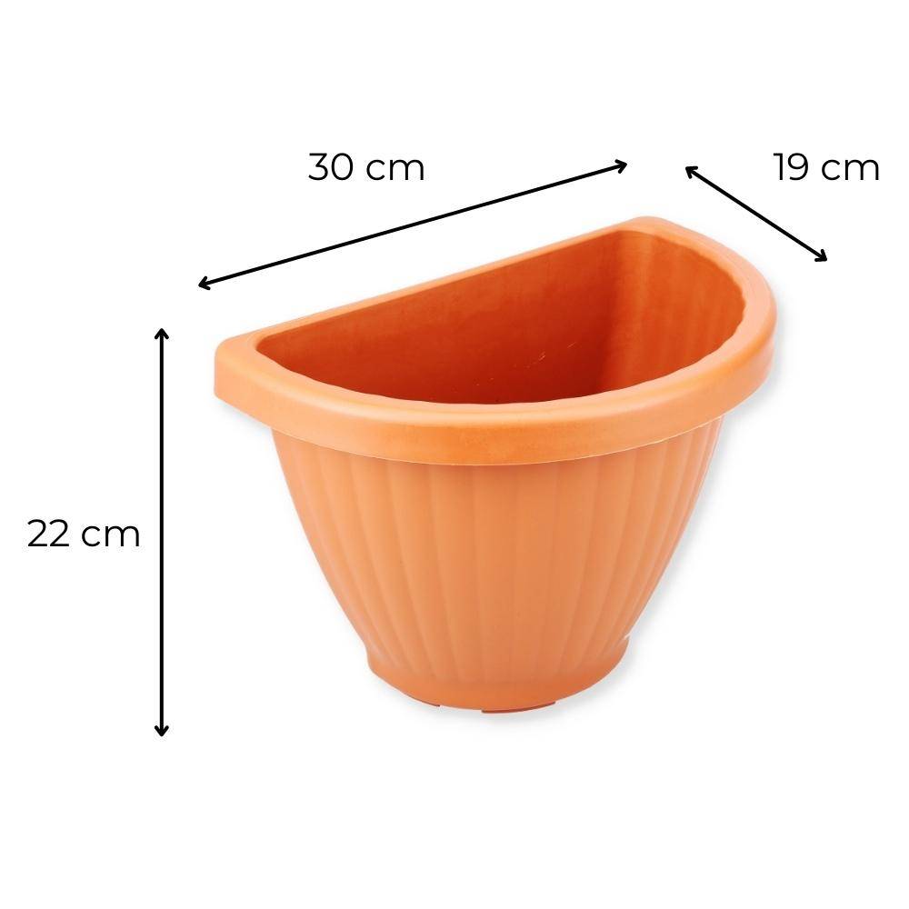 Blumentopf Wandtopf Terracotta