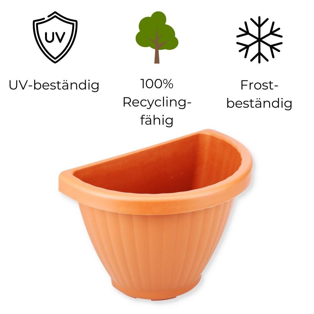 Blumentopf Wandtopf Terracotta