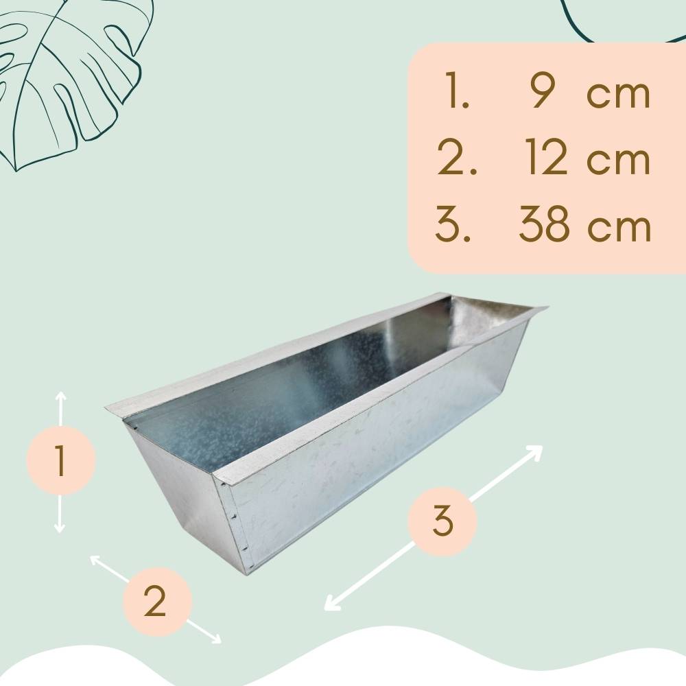 Paletten Blumenkasten Pflanzkasten Blumenkasten für Europalette Blumenkasten Paletten Blumenkästen aus Paletten Metall 12 Stück im Set