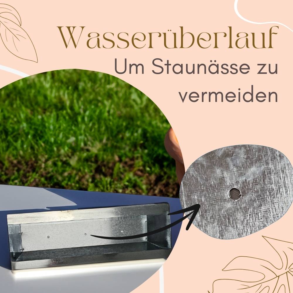 Paletten Blumenkasten Pflanzkasten Blumenkasten für Europalette Blumenkasten Paletten Blumenkästen aus Paletten Metall 12 Stück im Set